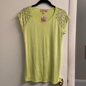 Embellished soft tee